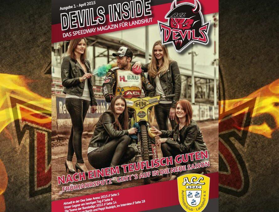 Speedwaymagazin Devils Inside liegt in Landshut aus!