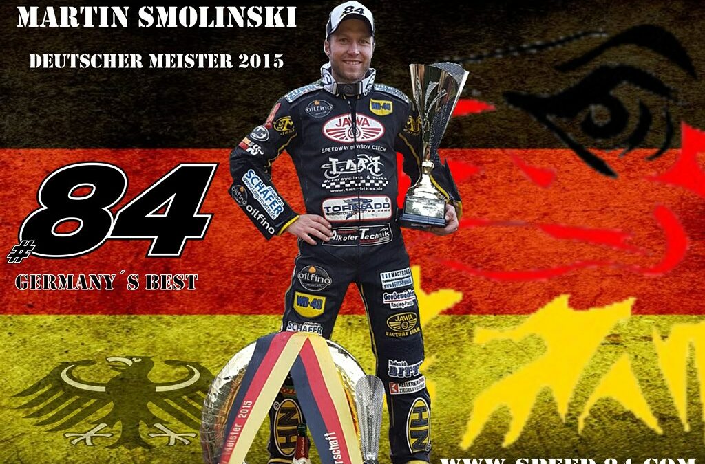 Martin Smolinski Deutscher Speedway Meister 2015