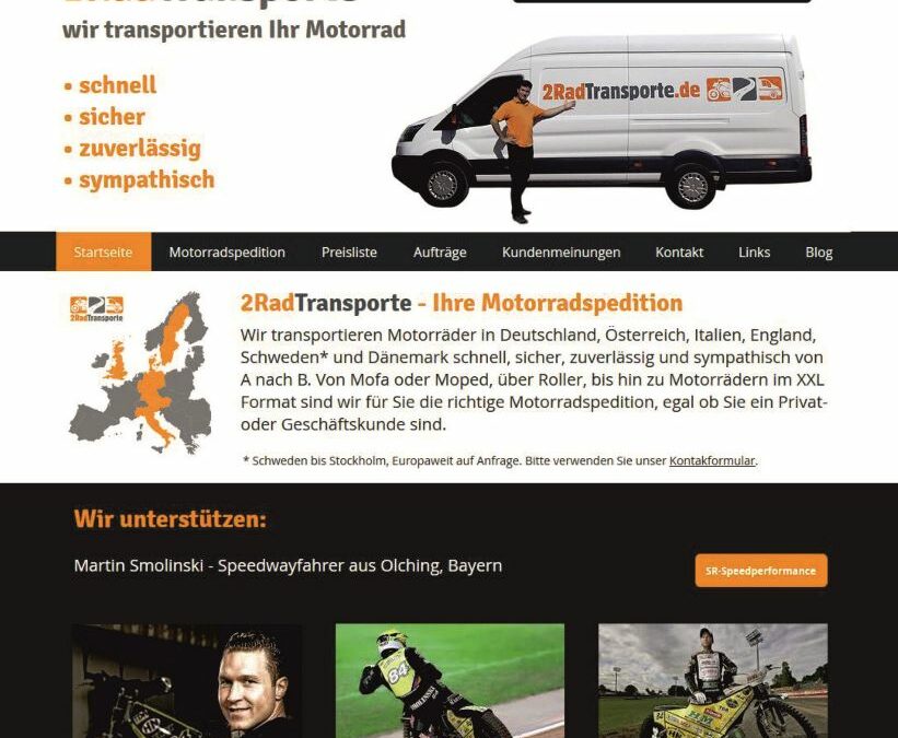 2RadTransporte unser oder Ihr Partner wenn Ihr bestes Stück transportiert werden muss!