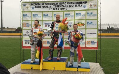 Martin steht im Speedway Europameisterschafts Challenge! Platz 2 in Terenzano