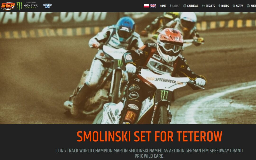 TETEROW Speedway Grand Prix Wildcard goes to Martin Smolinski