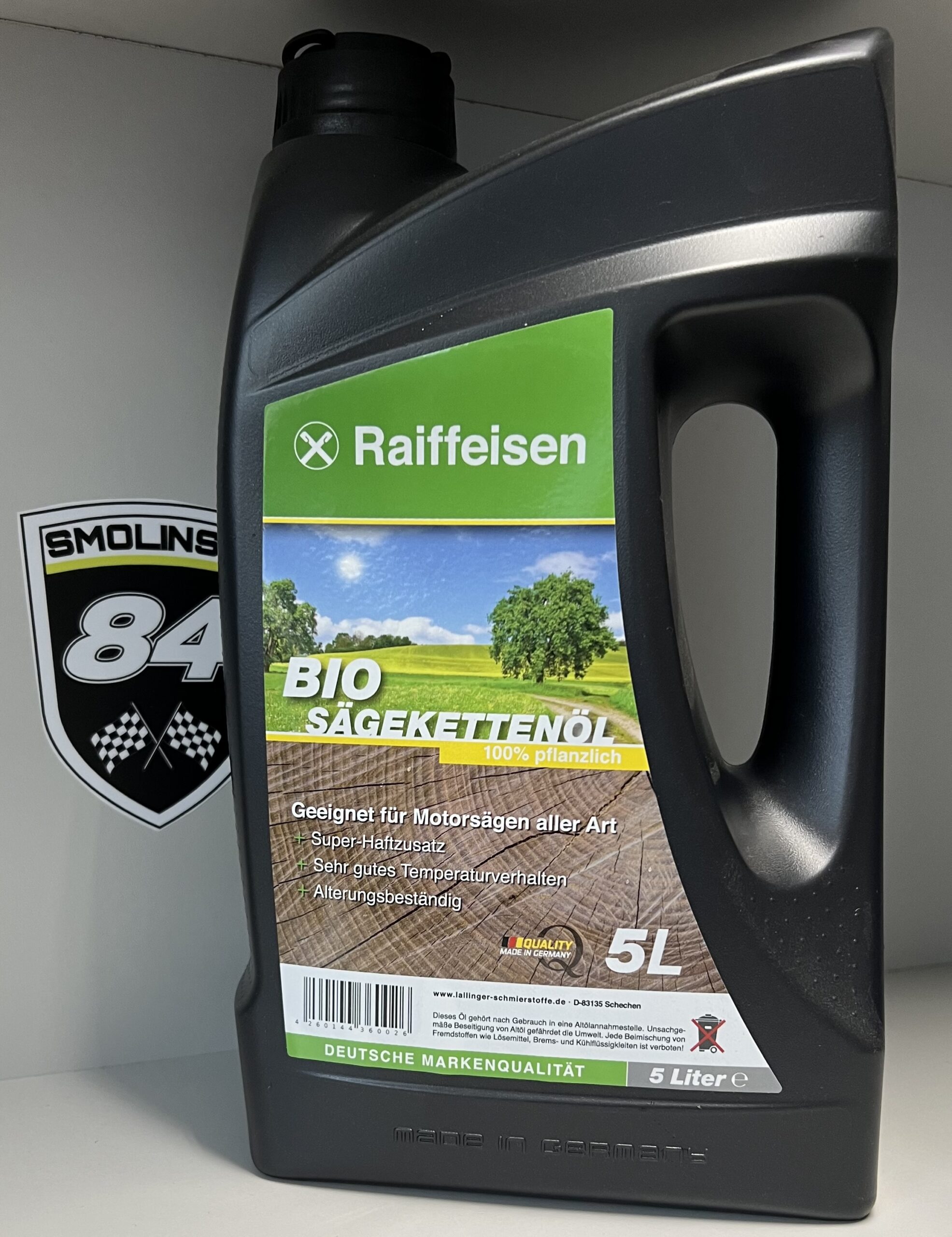 Raiffeisen Bio Sägekettenöl / 5 Liter - SR Speed PerformanceUG, Olching